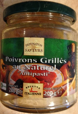 Poivrons grillés au naturel