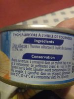 Thon Albacore à l'Huile de Tournesol
