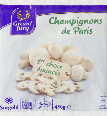 450G Champignon Emince Grand Jury front packaging