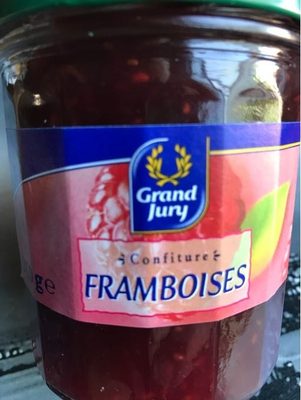 Confiture Framboises front packaging