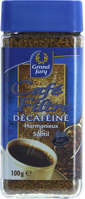 100G Cafe Soluble Lyophilise Decafeine