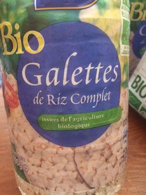 Galettes de riz complet bio front packaging