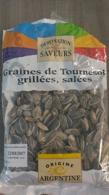 Graines de Tournesol Grillées, Salées front packaging