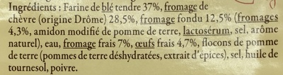 Ravioles préparées dans la Drôme* ingredients label