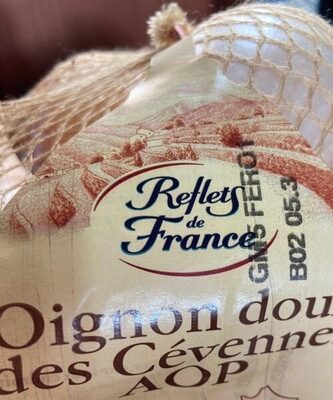 Oignon doux des Cévennes AOP front packaging