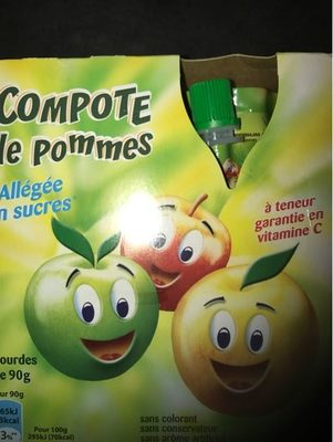 Compote de pommes allégée en sucres