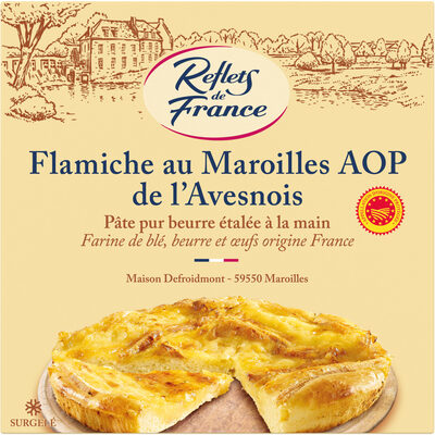Flamiche de l'Avesnois au Maroilles AOP front packaging
