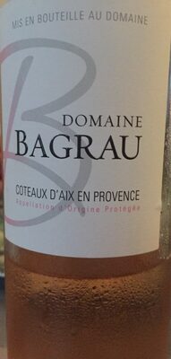 Vin rosé front packaging