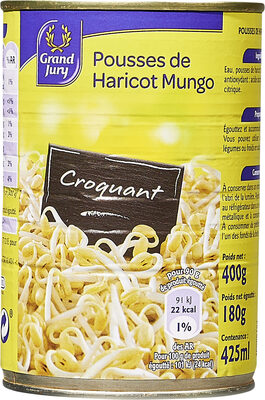 Pousses de haricot mungo