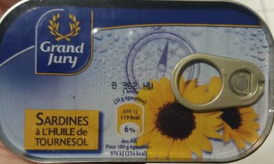 Sardine a L'huile Vegetale Grand Jury