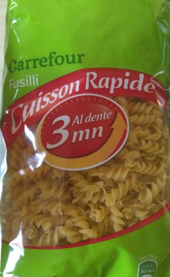 Fusilli cuisson rapide 3mn Al dente