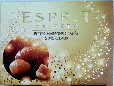 Esprit de Fête Petits Marrons glacés ENTIERS ET MORCEAUX