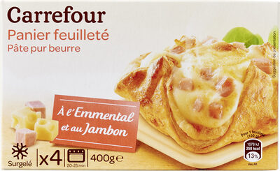 Paniers feuilletés Jambon Emmental