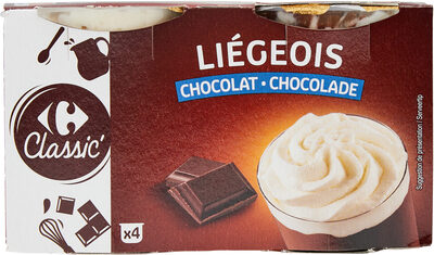 Liégeois Chocolat front packaging