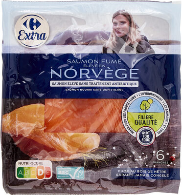 Saumon fumé Élevé en Norvège