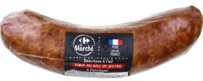 Saucisson à l'Ail FUME AU BOIS DE HÊTRE A l'ancienne