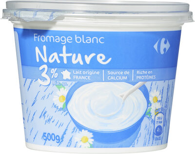 Fromage Blanc nature front packaging