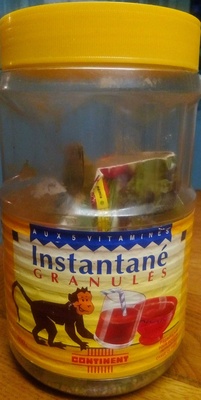 Instantané granulés aux 5 vitamines front packaging