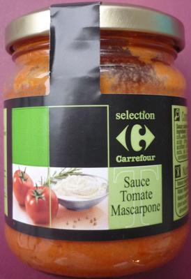 SAUCE Tomate & mascarpone front packaging
