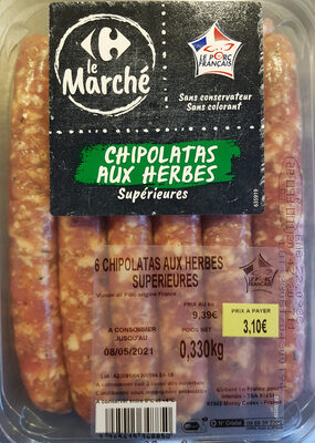 Chipolata aux Herbes Supérieure (x 6)