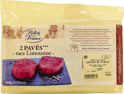 Viande bovine : 2x PAVES*** race Limousine