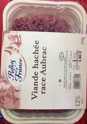 Viande hachée Race Aubrac front packaging