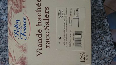 Viande hachée race Salers front packaging