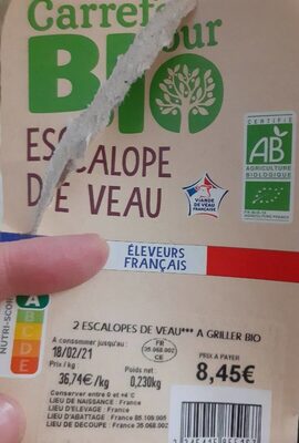 Escalope de veau