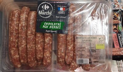 20 chipolatas aux herbes