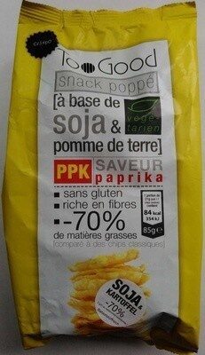 Popped snack soy & potato