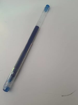 penna glitterosa colore blu