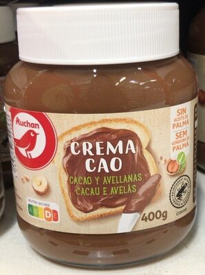 PASTA CAO au cacao et noisettes