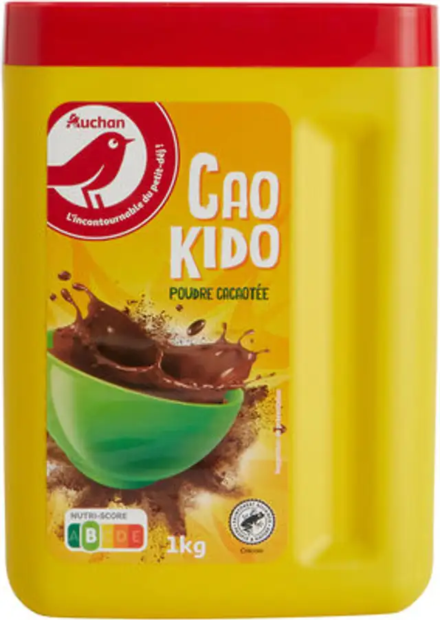Cao Kido Poudre cacaotée front packaging