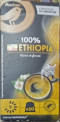 Auchan 100% ETHIOPIARiche et floralCapsules aluminium