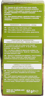 Capsule de café noisette