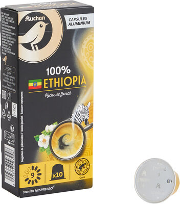 Auchan 100% ETHIOPIARiche et floralCapsules aluminium