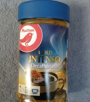 Auchan café instantané lyophilisé décaf 100g - pack b