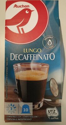 Cápsulas descafeinado compatibles Nespresso front packaging