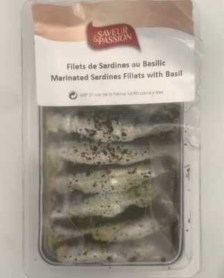 Filet de sardine au basilic