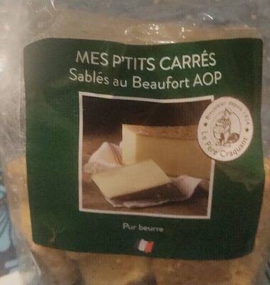 Mes P'tits Carrés Sablés au Beaufort AOP