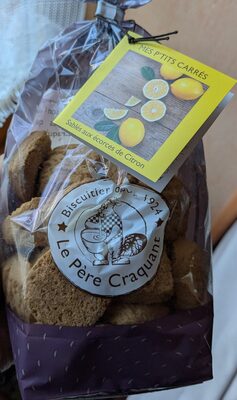 Mes p'tits carrés sablés aux écorces de citron