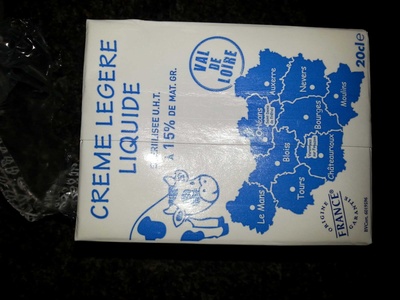 Crème liquide légère