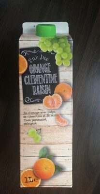 Pur Jus Orange Clementine Raisin front packaging