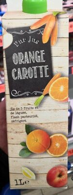 Pur jus orange carotte