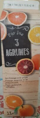 Pour jus 3 agrumes