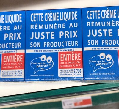Crème liquide entière UHT