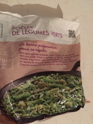 Poêlée de légumes verts