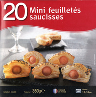 20 Mini feuilletés saucisses
