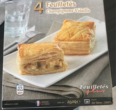 Feuilleté champignon volaille