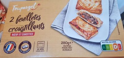 Feuilletés croustillants bœuf et carotte